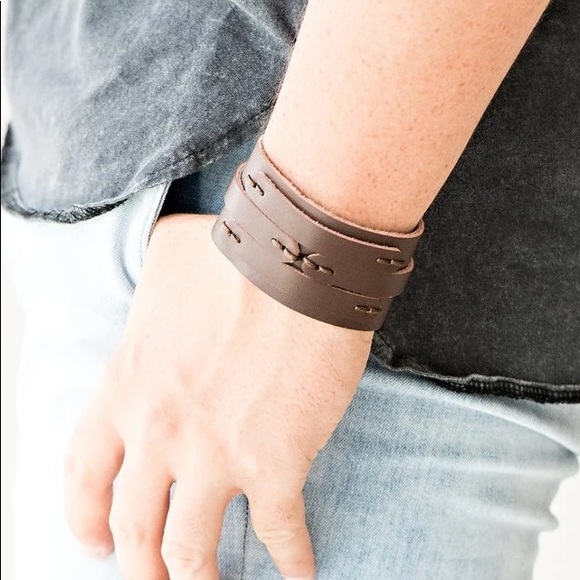 paparazzi Other - Paparazzi In or OUTLAW Brown Urban Bracelet NWT